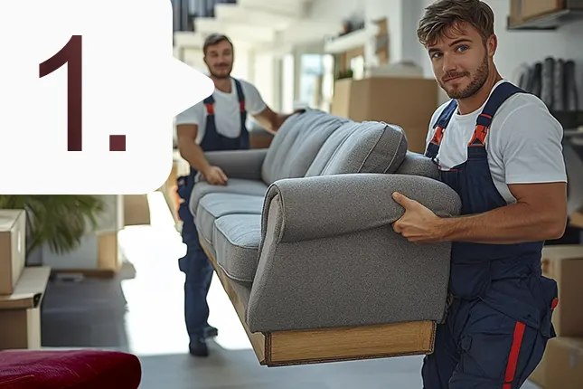 A Jersey Removals Company moving your big furniture, keeping it safe and insured